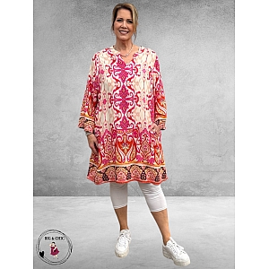 Gozzip Tuniek Bohemien Skuld Pink Print